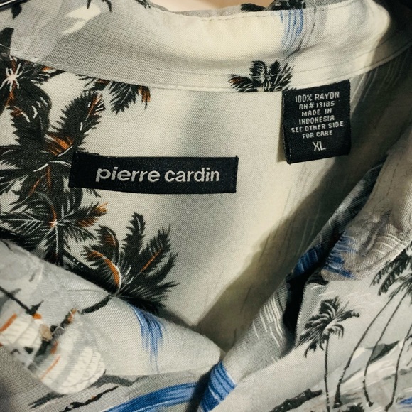 Pierre Cardin XL Hawaiian Shirt - Picture 4 of 4